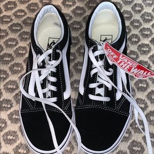 Vans kids old school black